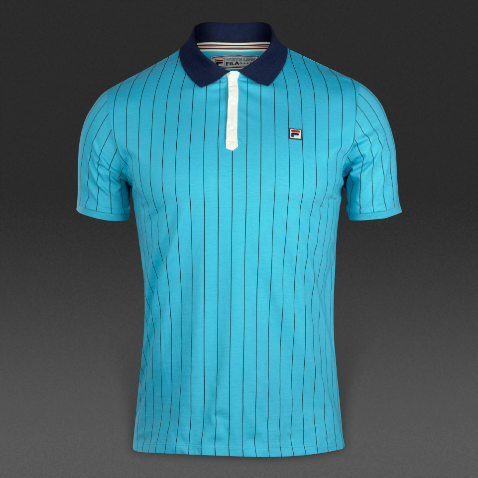 FILA BB1 Polo Shirt Blue Azure / Peacoat / Gardenia for Men